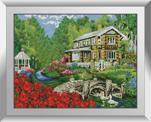 Загородный дом. Набор алмазной живописи. Dream Art (31074D) - Вышивка крестиком и бисером - Овца Рукодельница