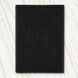 Обкладинка на паспорт чорна Заготовка для вишивки зі штучної шкіри Wonderland Сrafts FLBE(BB)-030