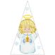 Набор для вышивания бисером Барвиста Вышиванка Сшитая новогодняя верхушка на ёлку Рождественский ангел 14х18 ТР236аБ1418k