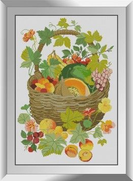 Набір для малювання каменями алмазний живопис Dream Art Щедрий урожай (квадратні, повна) 31335D - Вишивка хрестиком і бісером - Овечка Рукодільниця