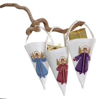 Три ангела. Набор для вышивания. Permin (01-6527) - Вышивка крестиком и бисером - Овца Рукодельница