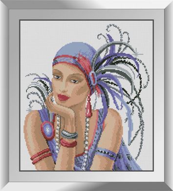 Дама в фиолетовом. Набор алмазной живописи. Dream Art (31420D) - Вышивка крестиком и бисером - Овца Рукодельница