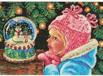 Набор для вышивания Dimensions 70-08936 Christmas Wishes - Вышивка крестиком и бисером - Овца Рукодельница