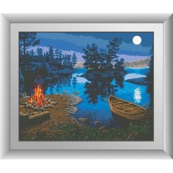 Набор для рисования камнями алмазная живопись Dream Art На берегу (квадратные, полная) 30459D - Вышивка крестиком и бисером - Овца Рукодельница