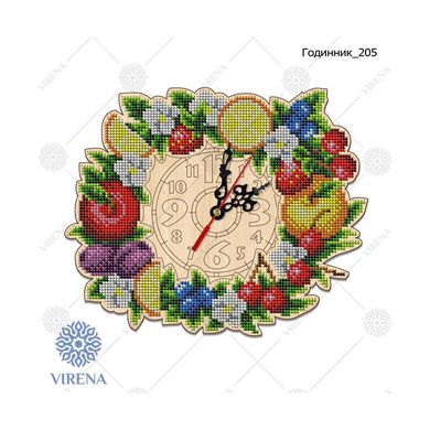 Набір для виготовлення дерев'яного годинника. Virena (ЧАСЫ_205) - Вишивка хрестиком і бісером - Овечка Рукодільниця