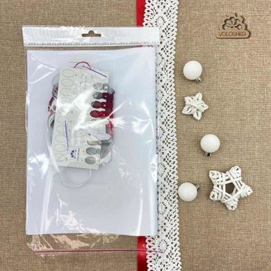 Шапка Новорічна іграшка для вишивання хрестиком на пластиковій канві Virena VPC_016 - Вишивка хрестиком і бісером - Овечка Рукодільниця
