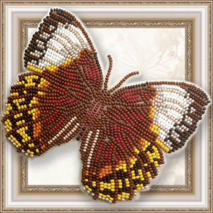 Набор для вышивки бисером бабочки на прозрачной основе Вдохновение Стихофтальма Луиза BGP-052 - Вышивка крестиком и бисером - Овца Рукодельница