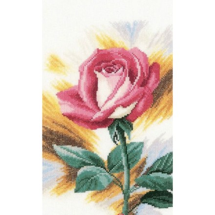 Набор для вышивания Lanarte PN-0148258 Застенчивая роза - Вишивка хрестиком і бісером - Овечка Рукодільниця
