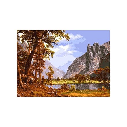 Набор для вышивания гобелен Goblenset G716 Калифорнийский пейзаж - Вышивка крестиком и бисером - Овца Рукодельница