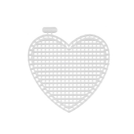 Канва пластиковая Гамма KPL-05 сердце - Вышивка крестиком и бисером - Овца Рукодельница