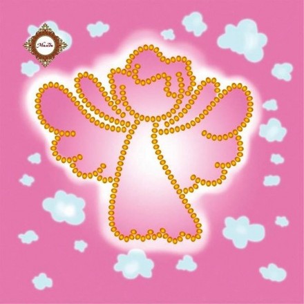 СЛМ-04 Весенний ангел.Схема-миниатюра для вышивки бисером Міледі - Вишивка хрестиком і бісером - Овечка Рукодільниця