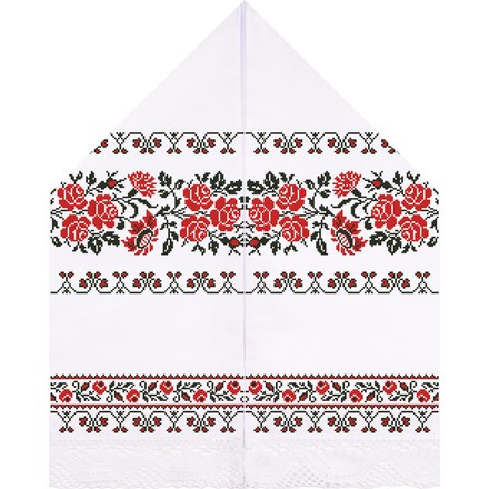 Набор для вышивания нитками Барвиста Вышиванка Рушник для Свадебных Икон 30х120 ТР117дн3099i - Вышивка крестиком и бисером - Овца Рукодельница
