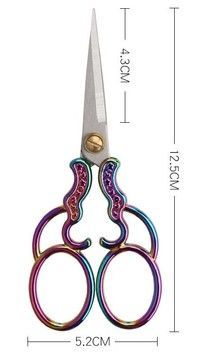 Ножницы для рукоделия Classic Design CD-105 радужные - Вышивка крестиком и бисером - Овца Рукодельница