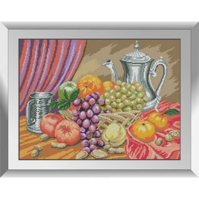 Натюрморт - фрукты и серебро Набор алмазной живописи Dream Art 31749D - Вышивка крестиком и бисером - Овца Рукодельница