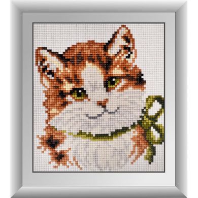 Зеленоглазый котенок. Dream Art (30364D) - Вышивка крестиком и бисером - Овца Рукодельница