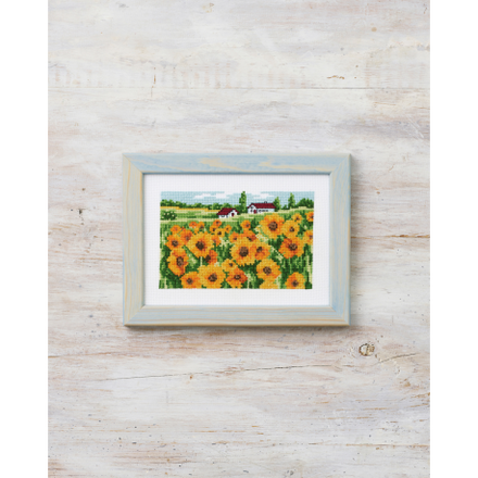 Набір для вишивання "Поле соняшників (Sunflowerfield)" PERMIN - Вишивка хрестиком і бісером - Овечка Рукодільниця