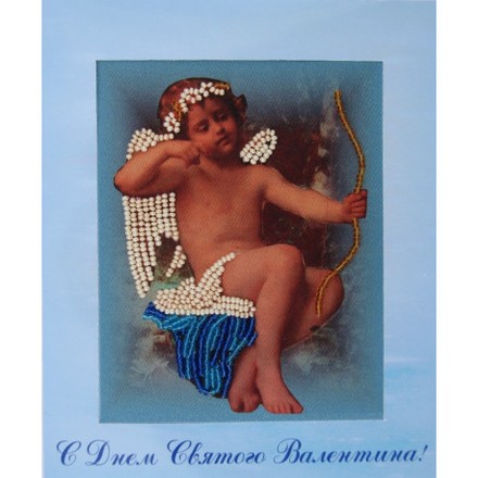 Набор для вышивания открытки бисером Butterfly 724 Амур - Вишивка хрестиком і бісером - Овечка Рукодільниця