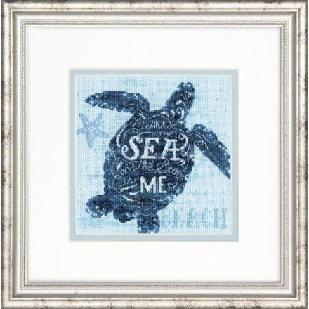 Sea Turtle Набор для вышивания крестом Dimensions 70-65220 - Вышивка крестиком и бисером - Овца Рукодельница