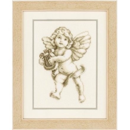 Ангел з лірою Набір для вишивання хрестиком Vervaco PN-0021849 - Вишивка хрестиком і бісером - Овечка Рукодільниця