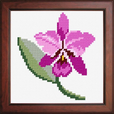 Орхидея Ткань для вышивания с нанесённым рисунком Orchidea O-1154 - Вышивка крестиком и бисером - Овца Рукодельница