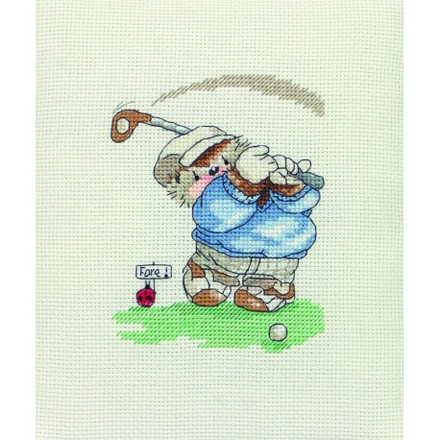 Набор для вышивания Anchor CTM0104 Golf mini / Гольф - Вышивка крестиком и бисером - Овца Рукодельница