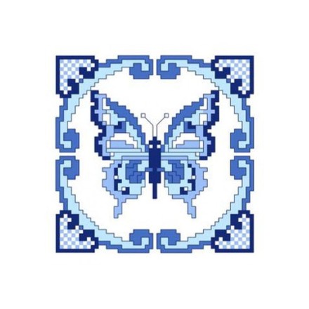 Бабочка Набор для вышивания крестом Світ можливостей 279СМД - Вишивка хрестиком і бісером - Овечка Рукодільниця