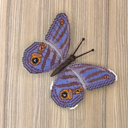Chloreuptychia agatha. Метелик Набір для вишивання хрестиком ArtInspirate BUT-67 - Вишивка хрестиком і бісером - Овечка Рукодільниця