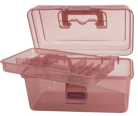 Коробка-органайзер "S" Розовая. BOHIN (98787) - Вышивка крестиком и бисером - Овца Рукодельница
