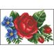 Заготовка клатча Лілеї, троянди, незабудки для вишивки бісером КЛ055кБ1301