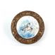 Морська Різьблена дерев'яна кругла рама ArtInspirate FR_27-B
