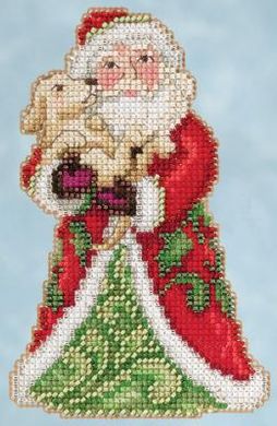 Best Friend Santa/Лучший друг Санты. Набор для вышивания. Mill Hill (JS205106) - Вышивка крестиком и бисером - Овца Рукодельница