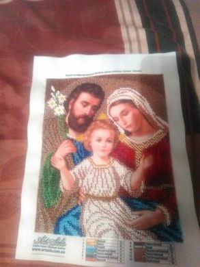 Икона Святое семейство. Картина бисером - Вышивка крестиком и бисером - Овца Рукодельница