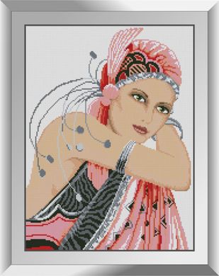 Жінка в рожевий. Набір алмазний живопис. Dream Art (31419D) - Вишивка хрестиком і бісером - Овечка Рукодільниця