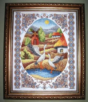 Вышитая картина 4265 - Вышивка крестиком и бисером - Овца Рукодельница