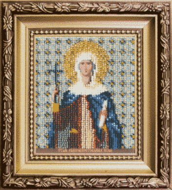 Икона святая равноапостольная Нина. Набор для вышивки бисером. Чаривна мить (Б-1144) - Вышивка крестиком и бисером - Овца Рукодельница