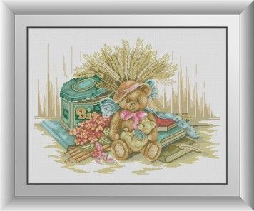Набір для малювання каменями алмазний живопис Dream Art Ведмедики (квадратні, повна) 30802D - Вишивка хрестиком і бісером - Овечка Рукодільниця