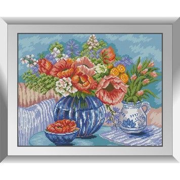 Цветочный всплеск Набор алмазной живописи Dream Art 31783D - Вышивка крестиком и бисером - Овца Рукодельница