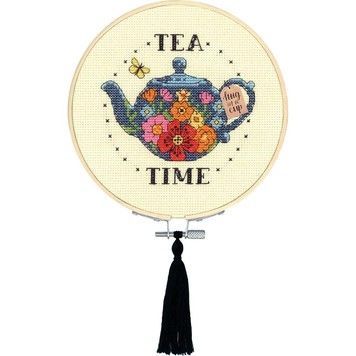 Tea Time Набір для вишивання хрестиком Dimensions 72-76291 - Вишивка хрестиком і бісером - Овечка Рукодільниця