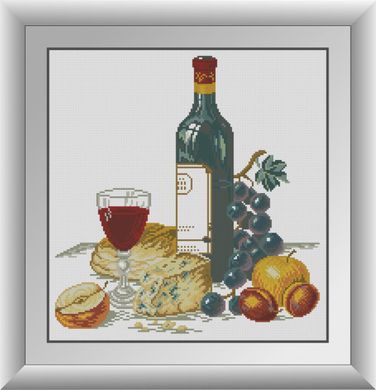 Сир та вино. Набір алмазний живопис. Dream Art (31017D) - Вишивка хрестиком і бісером - Овечка Рукодільниця