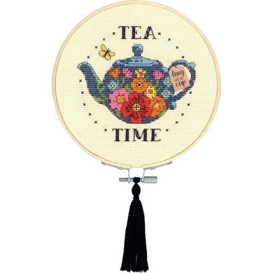 Tea Time. Набір для вишивання хрестом. Діменшенс Dimensions (72-76291) - Вишивка хрестиком і бісером - Овечка Рукодільниця