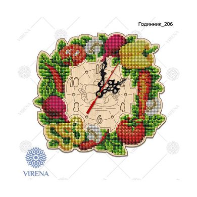 Набір для виготовлення дерев'яного годинника. Virena (ЧАСЫ_206) - Вишивка хрестиком і бісером - Овечка Рукодільниця