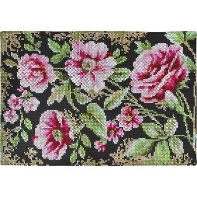 Квіти. Декоративний килимок для вишивання. Luca-S (CB002) - Вишивка хрестиком і бісером - Овечка Рукодільниця
