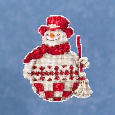 Скандинавский снеговик. Набор для вышивания. Mill Hill (JS201916) - Вышивка крестиком и бисером - Овца Рукодельница
