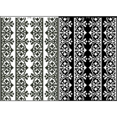 Канва с нанесенным рисунком для вышивки бисером и нитками на водорастворимом клеевом флизелине ФЛ215гн2030