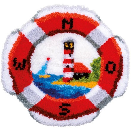 Спасательный круг Набор для вышивания коврика Vervaco PN-0179633 - Вышивка крестиком и бисером - Овца Рукодельница