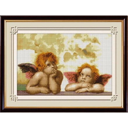 Два ангели. Dream Art (30162D) - Вишивка хрестиком і бісером - Овечка Рукодільниця