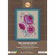 Три розовых цветка Набор для вышивания крестом Little stitch 230021