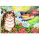 Квітковий котик Схема для вишивки бісером Biser-Art A592ба