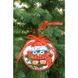 Набір для вишивки бісером Барвиста Вишиванка Пошита новорічна іграшка Мовчун (серія: Новорічні Сови) 10х10 ТР368аБ1010k