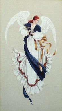 Angel of Hope Ангел Надії. Схеми вишивки хрестиком. Lavender Lace (LL13) - Вишивка хрестиком і бісером - Овечка Рукодільниця